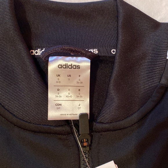 🆕 Adidas full zip track jacket size small - Picture 3 of 5
